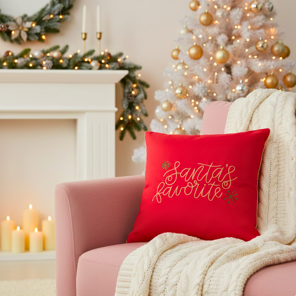 Santa's Favourite Cushion Cover