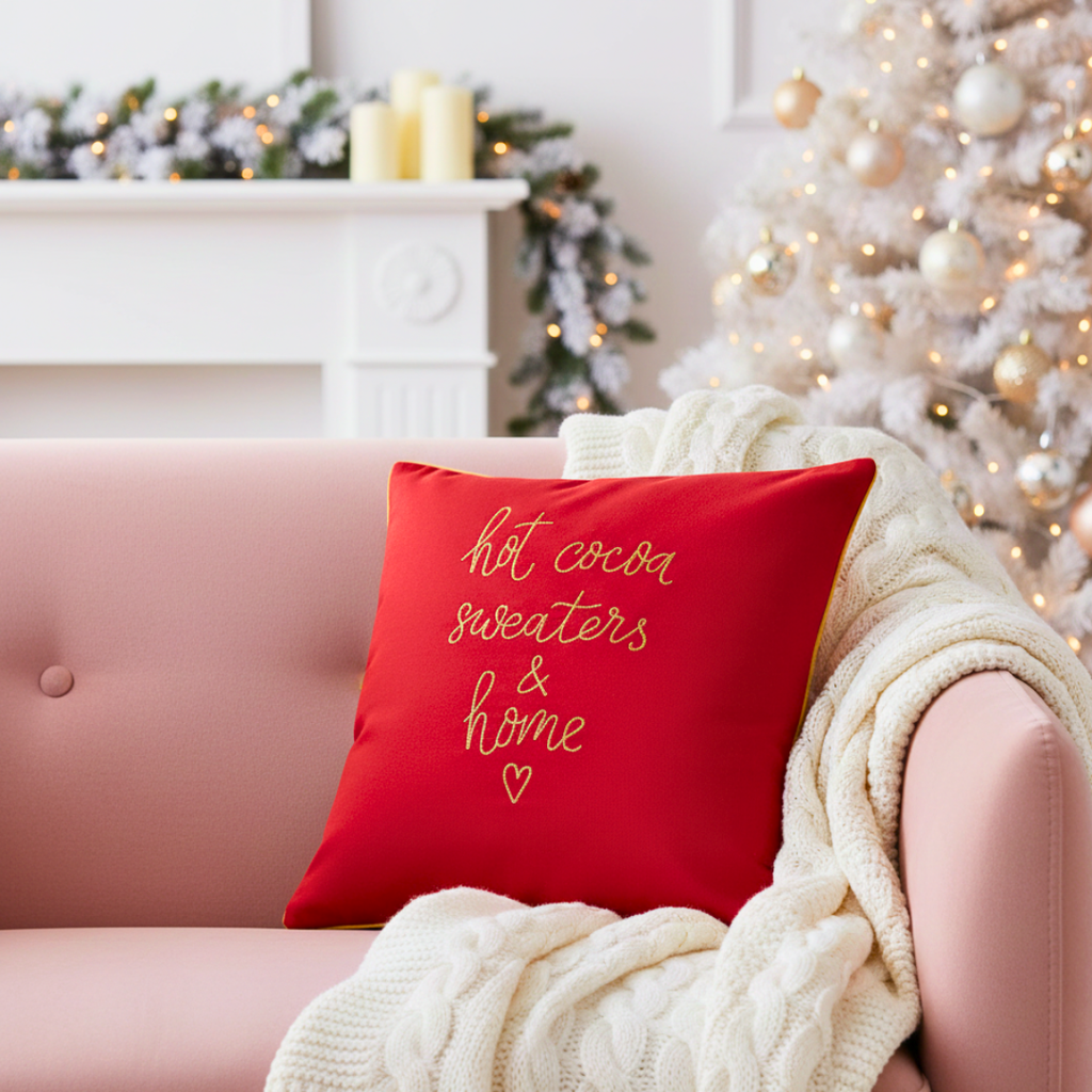 Hot Cocoa Cushion Cover