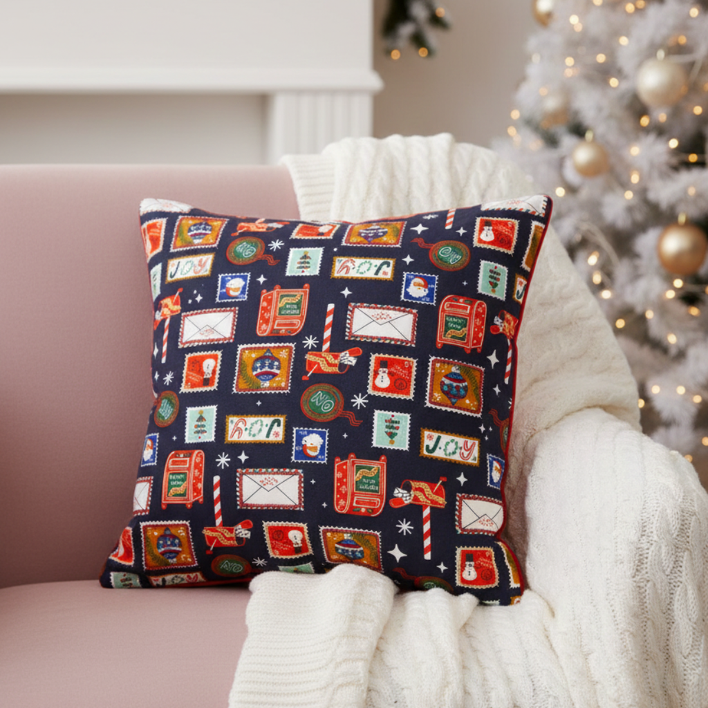 North Pole (Blue) Cushion Cover