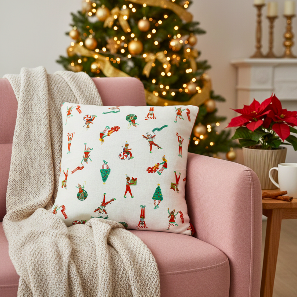 Christmas Carnival Cushion Cover