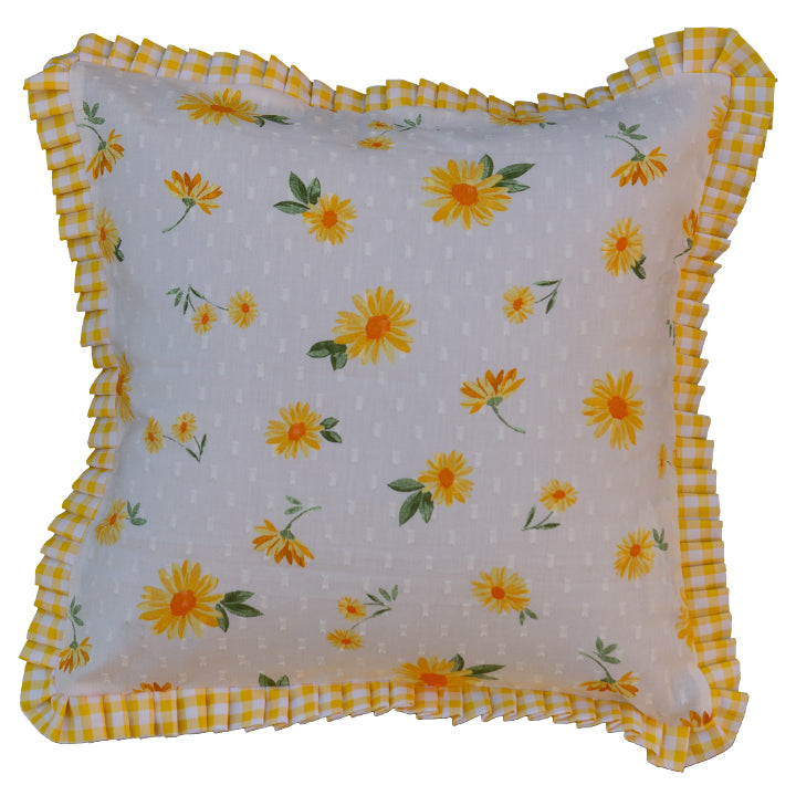 Yellow Glory Cushion Cover