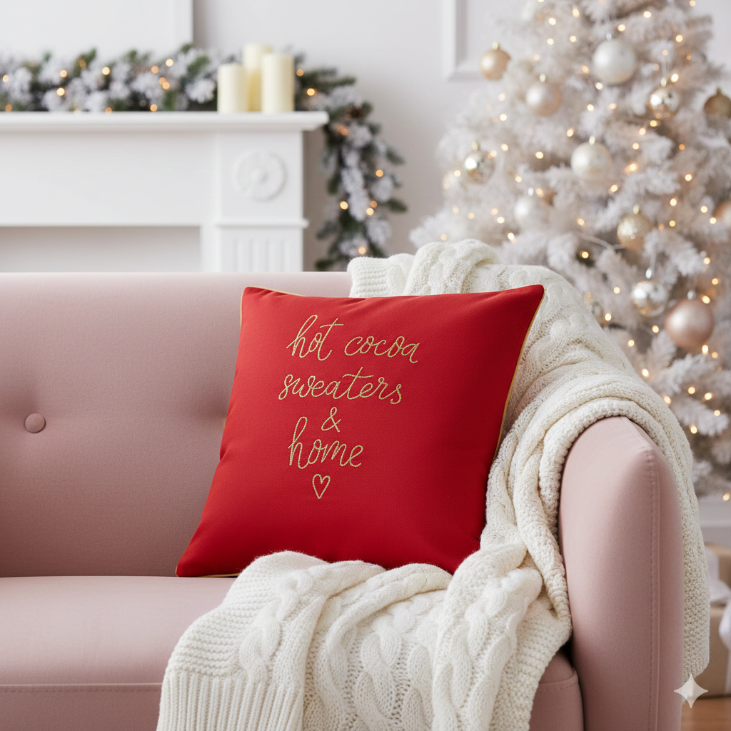 Hot Cocoa Cushion Cover