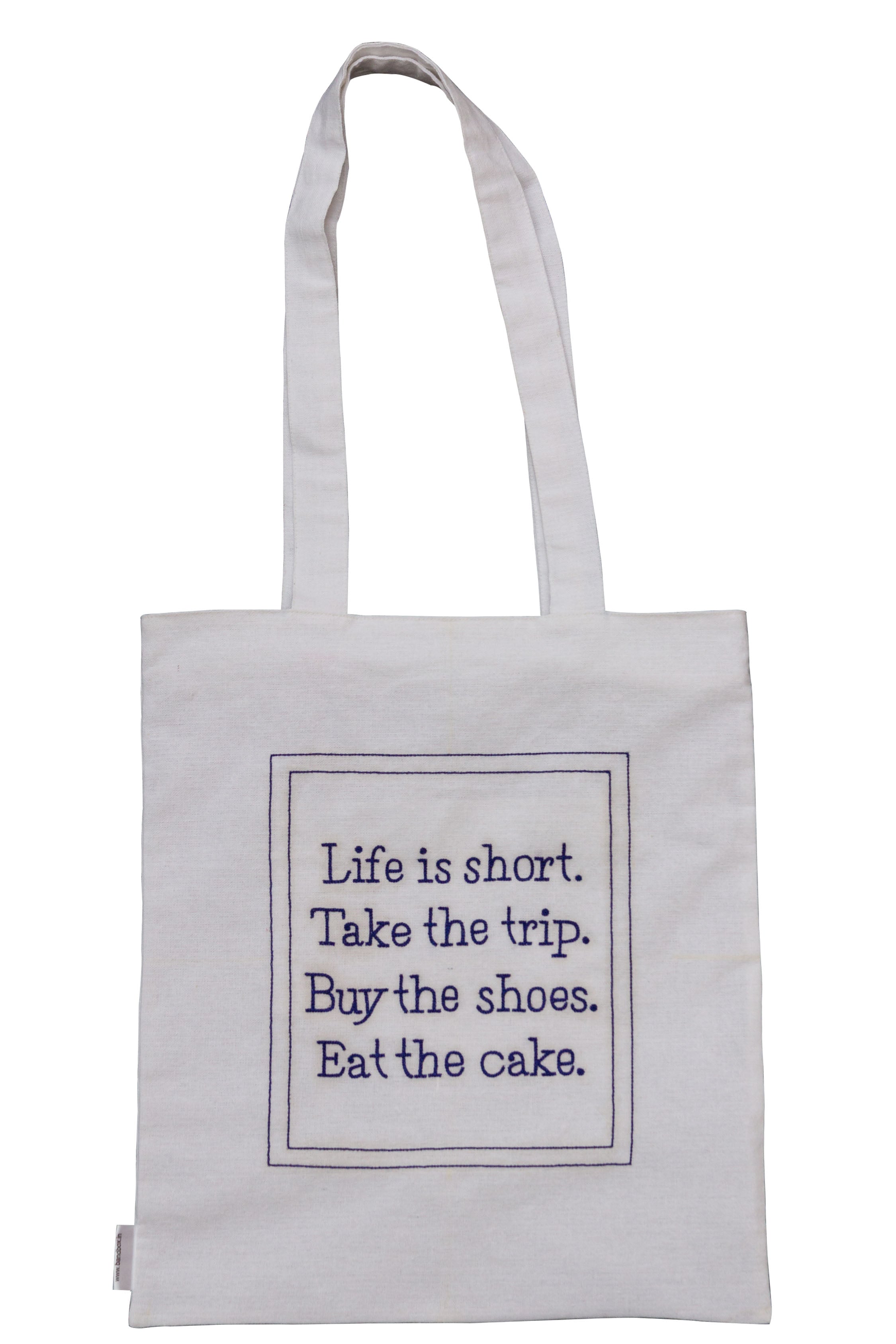 Eat The Cake Cotton Tote Bag
