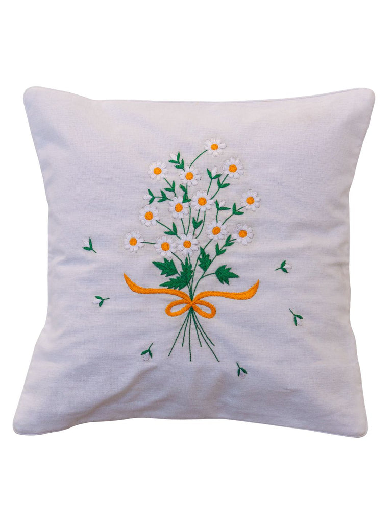 Summer Bouquet of Flowers Cushion Cover