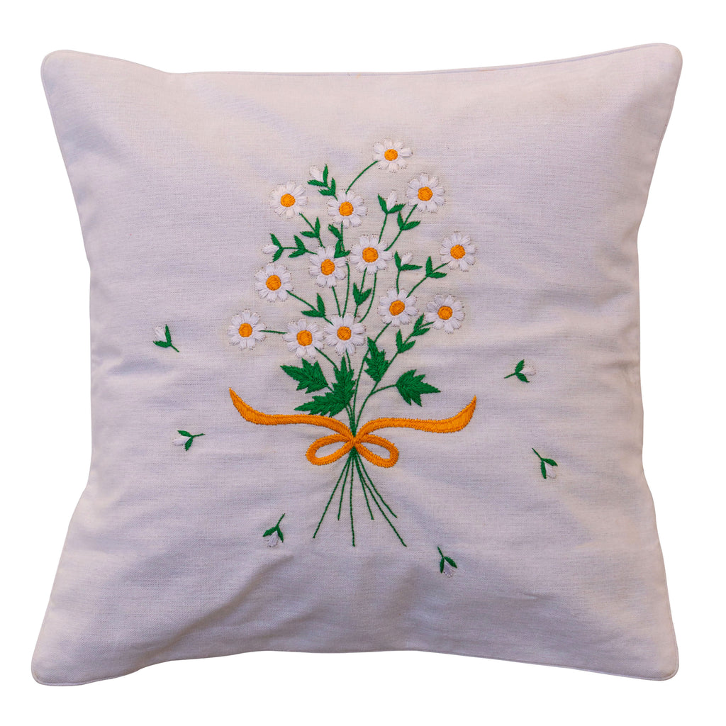 Summer Bouquet of Flowers Cushion Cover