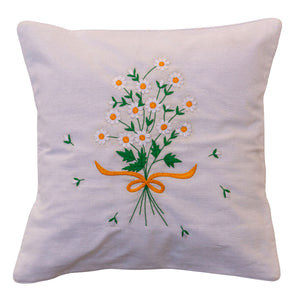 Summer Bouquet of Flowers Cushion Cover
