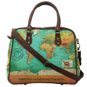 World Map Travel Bag