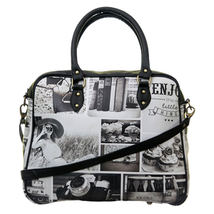 Black N White Travel Bag