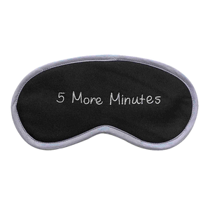 5 More Minutes (Black) Eye Mask