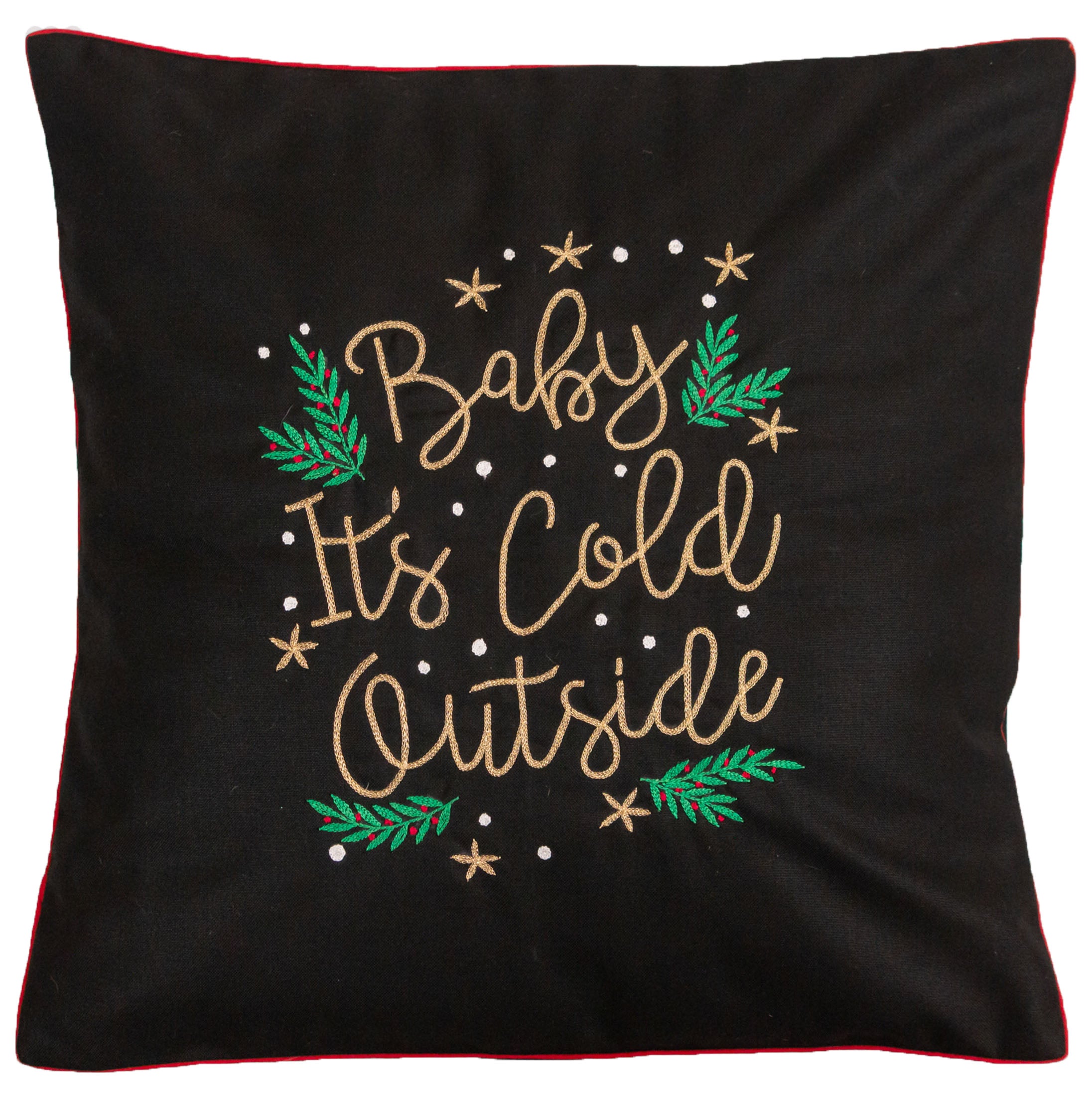 Baby it's cold outside pillow cover clearance