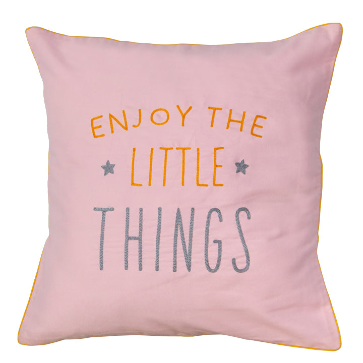 Enjoy The Little Things (Pink) Cushion Cover