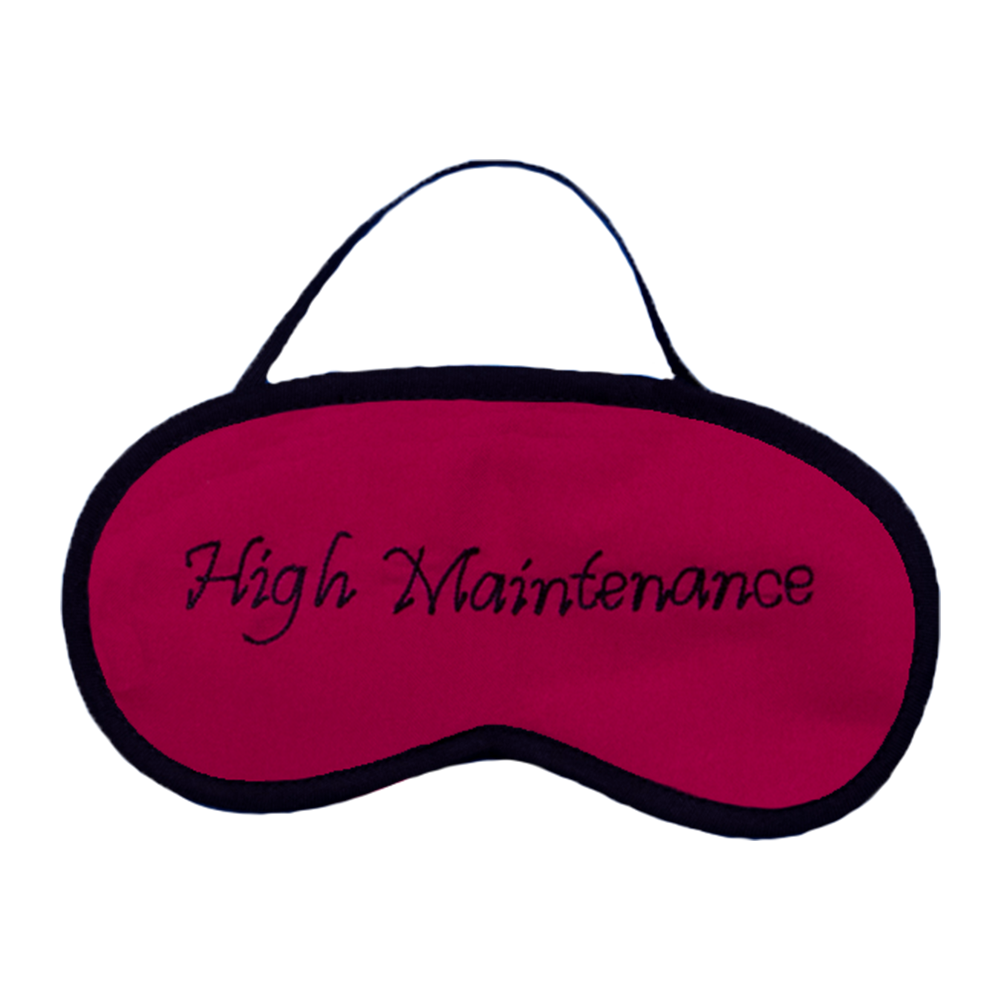 High Maintenance (Pink) Eye Mask