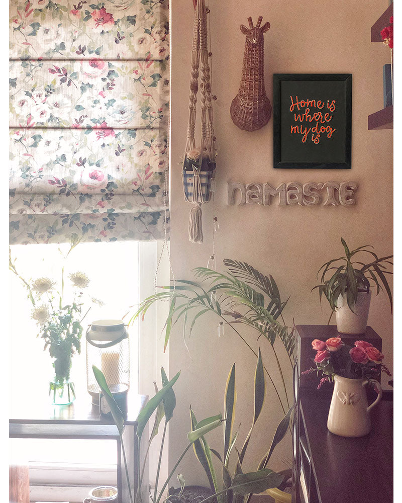 Home is Where My Dog is Wall Frame (Portrait)