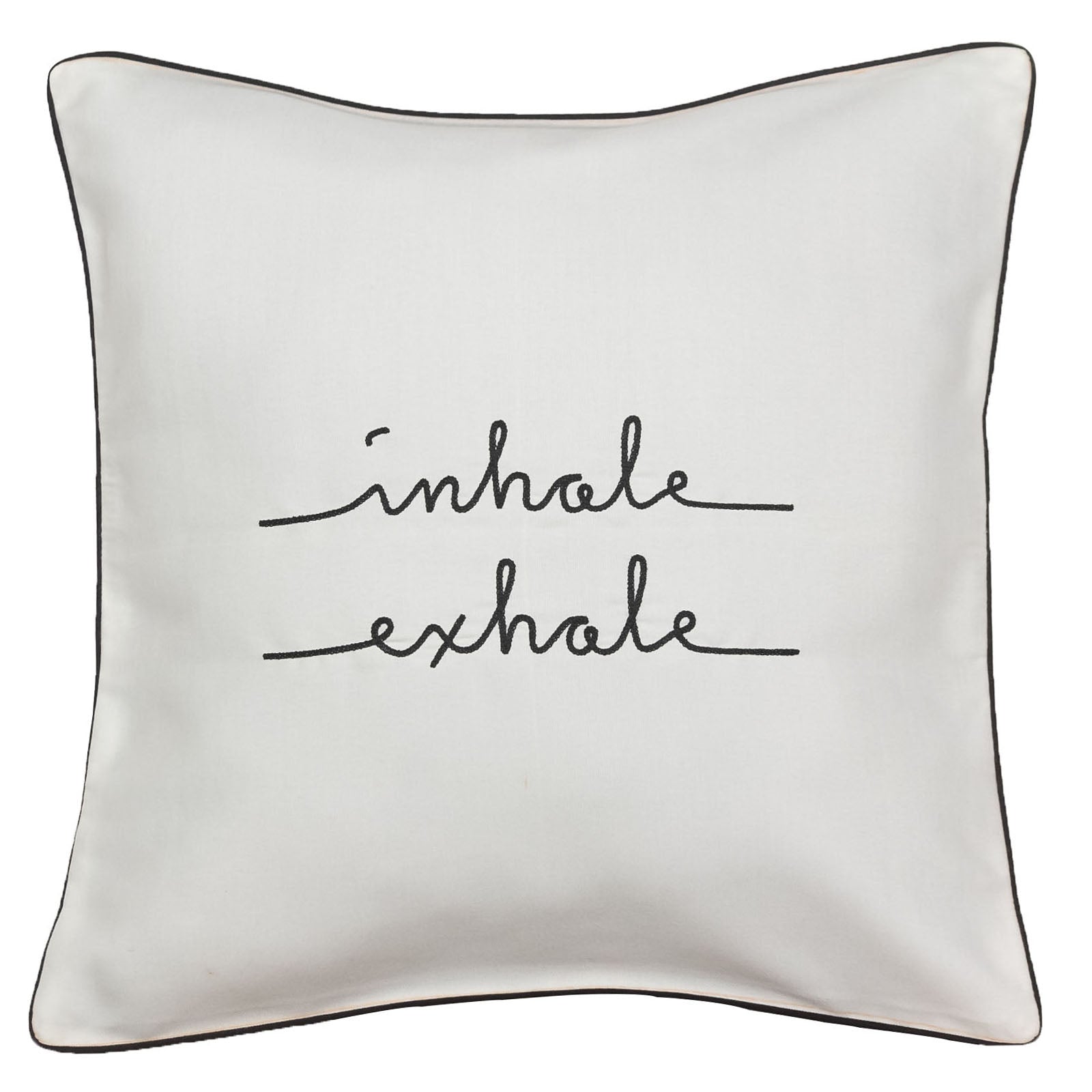 Inhale And Exhale Cushion Cover