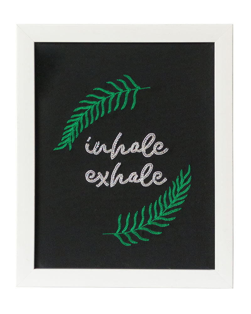 Inhale And Exhale Wall Frame