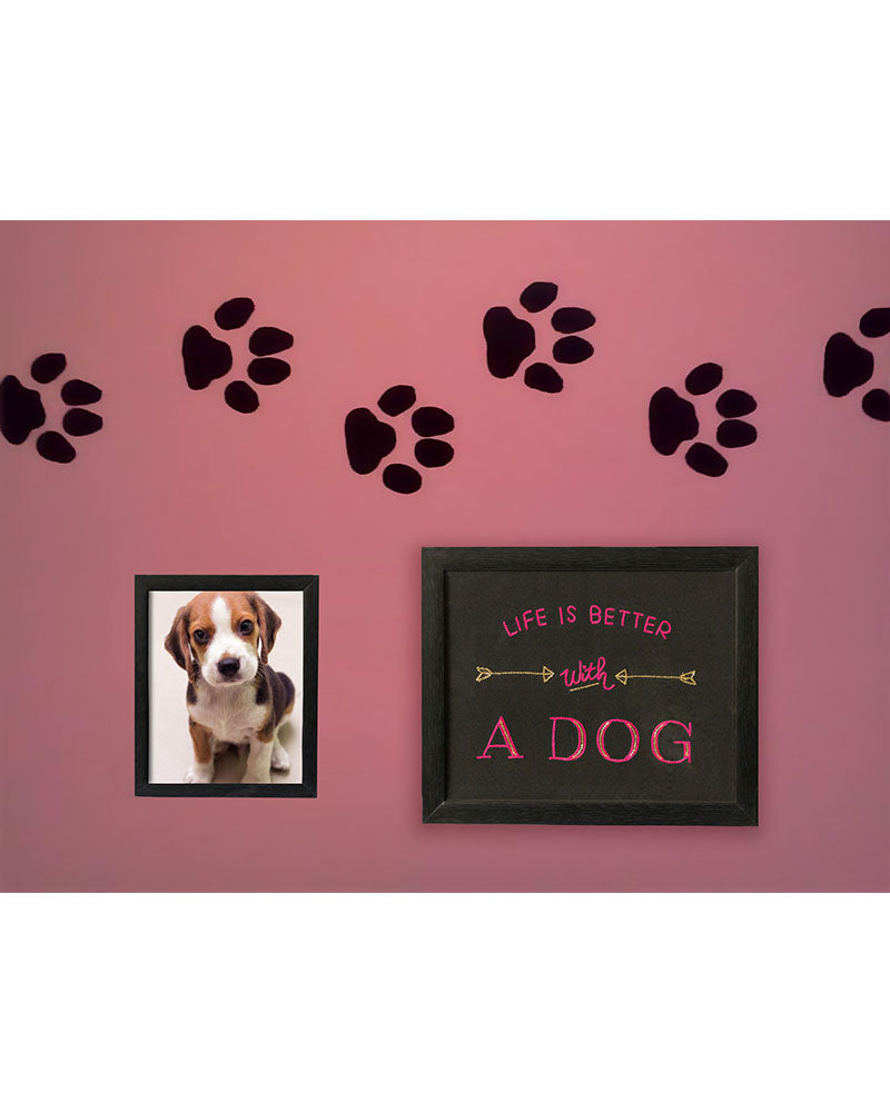 Life Is Better With A Dog Wall Frame (Landscape)