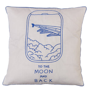 Moon and Back Cushion Cover
