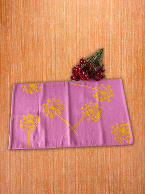 Pink Dandelion Rug