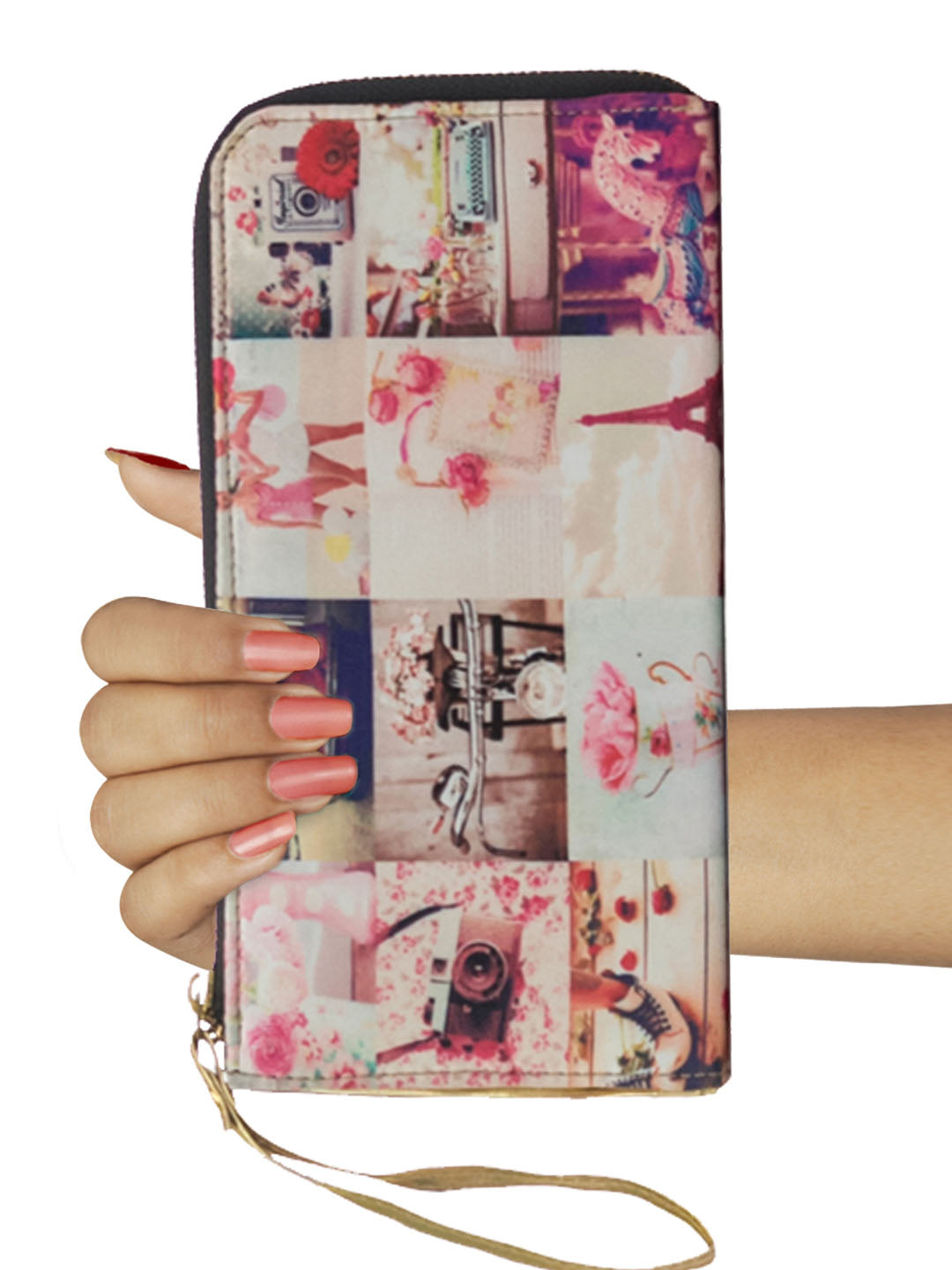 Pink Collage Wallet