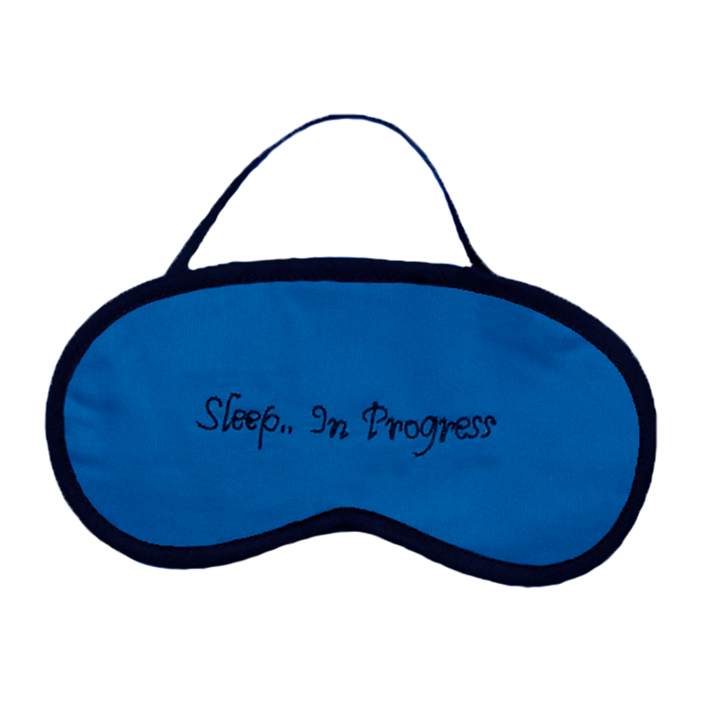 Sleep In Progress (Blue) Eye Mask