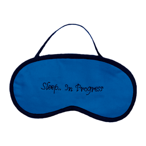 Sleep In Progress (Blue) Eye Mask