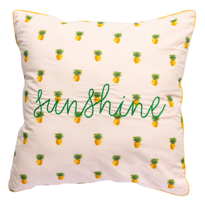 Sunshine Pineapple Cushion Cover