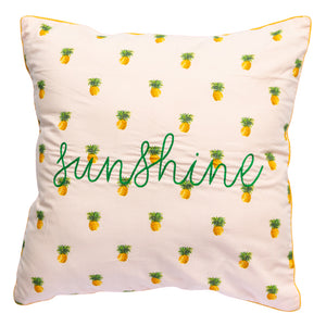 Sunshine Pineapple Cushion Cover