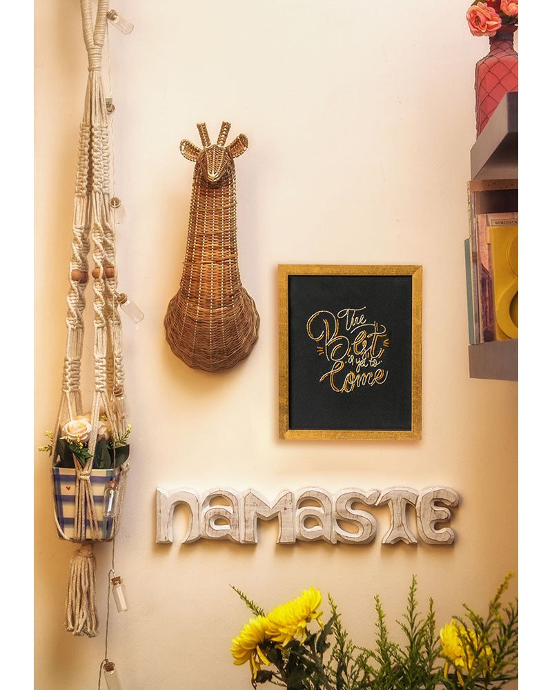 The Best Is Yet To Come (Golden) Wall Frame