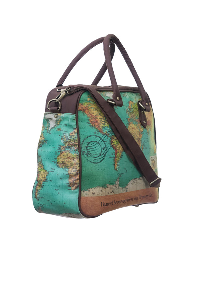 World Map Travel Bag