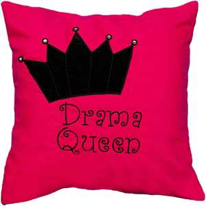 Drama Queen (Pink) Cushion Cover
