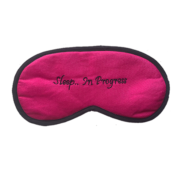 Sleep In Progress (Pink) Eye Mask