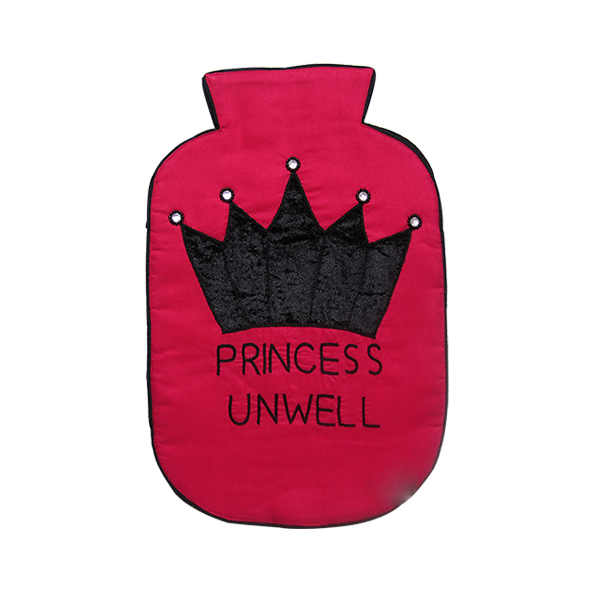 Princess Unwell Pink Hot Water Bag Cover