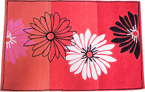 Floral Power Red Rug