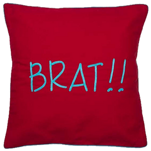 Brat (Red) Cushion Cover