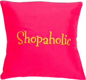 Shopaholic Cushion Cover
