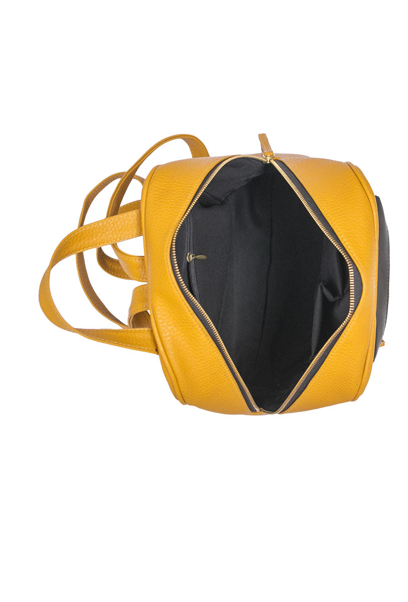 Color Block Backpack Bag