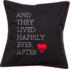 Lived Happily Cushion Cover
