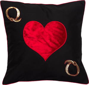 Queen Of Hearts Cushion Cover
