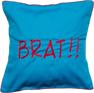 Brat (Blue) Cushion Cover