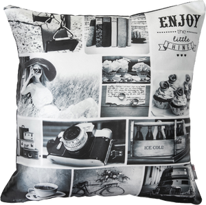 Black N White Cushion Cover