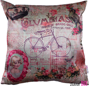 Vintage Cycle Cushion Cover